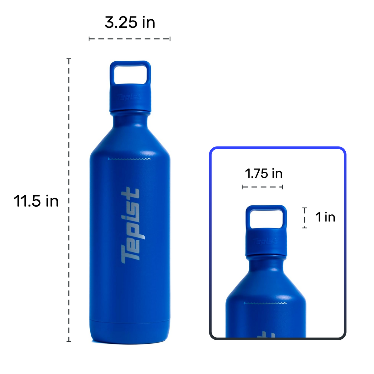 ThirtyO 30oz Stainless Steel Bottle Compatible with Sodastream Machines